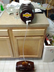 rack to secondary mr. beer fermenter
